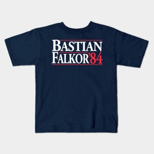 Bastian & Falcor in '84 Kids T-Shirt